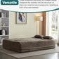 78In Sofa Couch Convertible Oversized Cloud Loveseat Minimalist Sleeper Sofa Bed for Living Room, Apartment, Office, No Assembly Required (Coffee Corduroy)