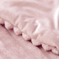 Fleece Queen Comforter Set -Super Soft & Warm Fluffy Pink Bedding, Luxury Fuzzy Heavy Bed Set for Winter with 2 Pillow Cases