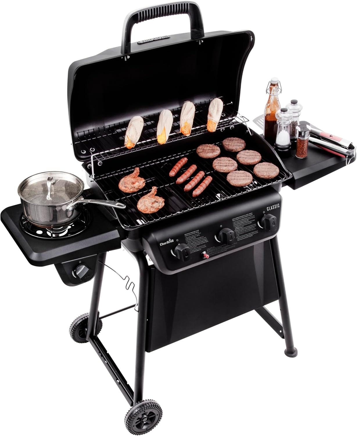 ® Classic Series™ Convective 3-Burner with Side Burner Propane Gas Stainless Steel Grill - 463773817-P2