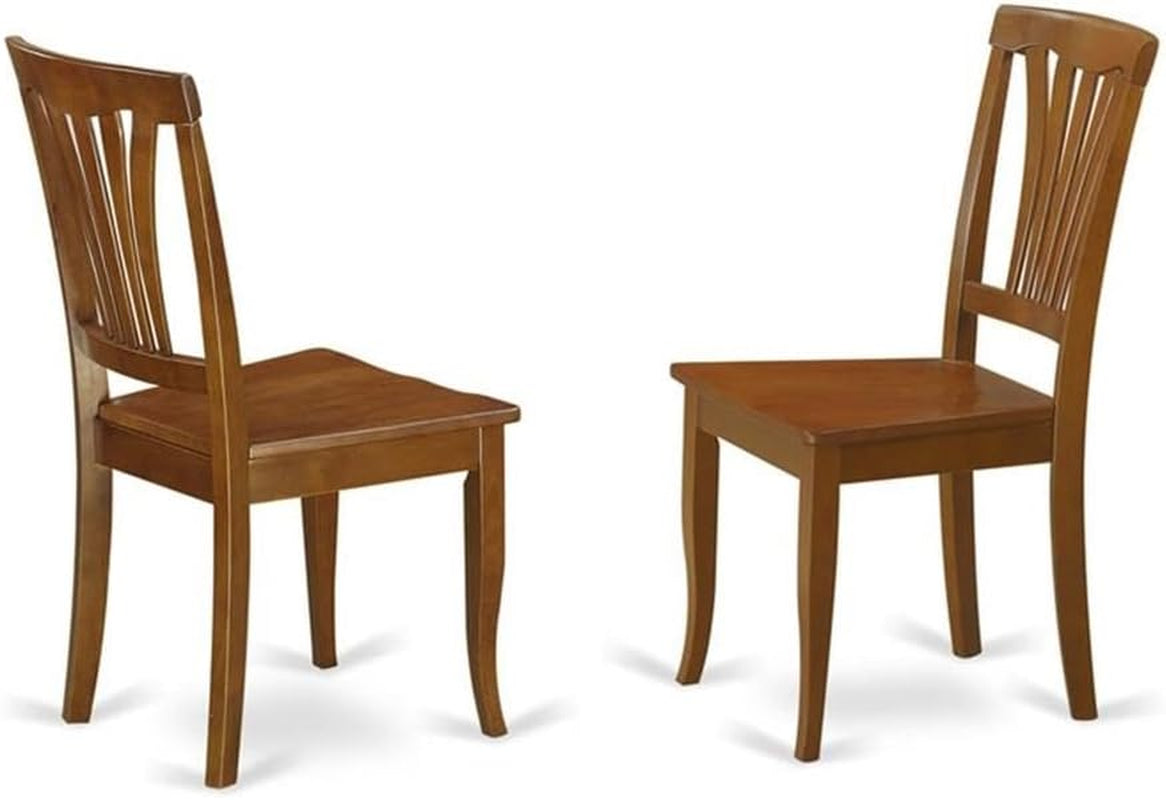 Dining Set for Kitchen and Dining Room for 6 People, round Extendable Table with Wood Chairs for Small Space, Farmhouse Transformer Oval Dinner Table in Rustic Brown