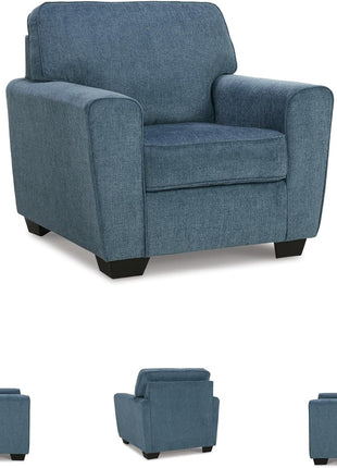 Cashton Contemporary Upholstered Chair in Blue by Signature Design by Ashley