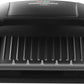 4-Serving Removable Plate Electric Grill and Panini Press, George Tough Non-Stick Coating, Drip Tray Catches Grease, Black