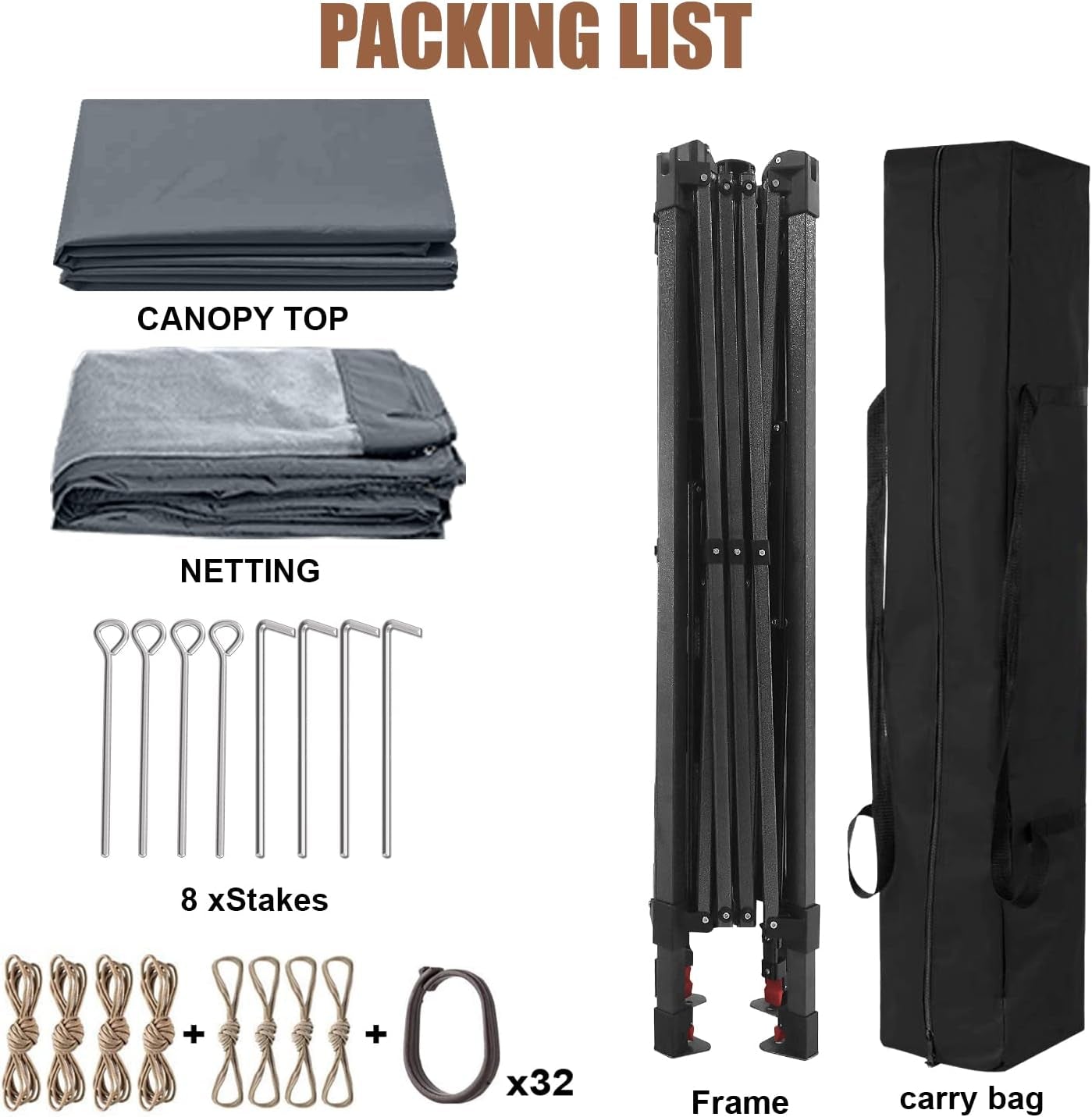 Patio Gazebo Outdoor Pop up Gazebo with Mesh Walls (13X13,Dark Gray)