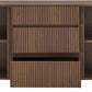 62" Sideboard Buffet Cabinet with Storage, Living Room Accent Cabinet with Drawers, Doors and Adjustable Shelves, for Bar, Kitchen, Walnut