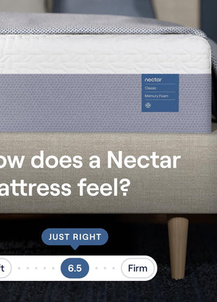 Classic 12-Inch Medium Firm Mattress - Contouring Memory Foam with Cooling Top Layer for Enhanced Back Pain Relief - Convenient Mattress in a Box with 365-Night Trial and Lifetime Warranty