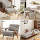 Convertible Sleeper Chair Grey, Pull Out Lounge Sleeper Chairs,3-In-1 Single Sofa Bed for Adults, Foldable Chair Bed with Adjustable Backrest for Living Room, Bedroom