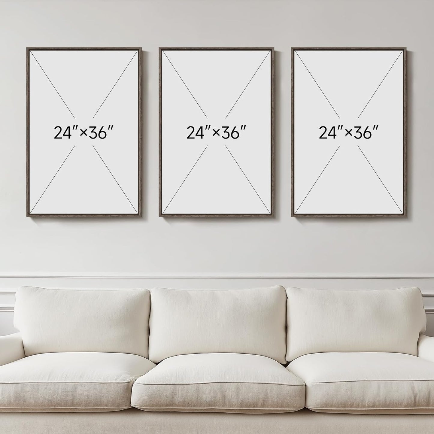 Framed Textured Wood 3D Wall Art for Living Room, Large Boho Floral Black and Beige Artwork for Walls, 3 Piece Abstract Bohemian Flower Wood 3D Art for Office Bedroom Hallway Wall Decor, 24X36 Inch