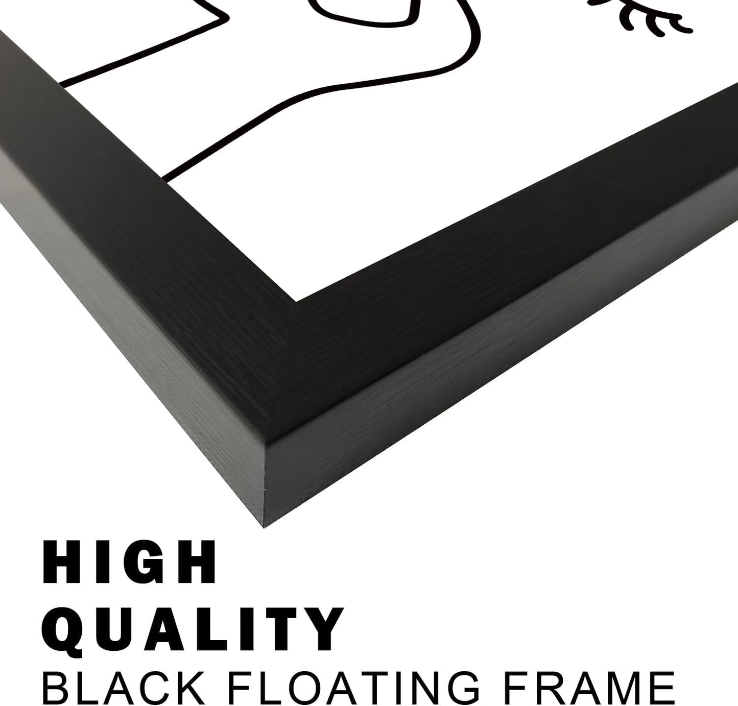 Black and White Bathroom Wall Decor Bad Smell Humorous Wall Art Funny Guest Toilet Picture Print Painting Modern Minimalistic Bathroom Sign