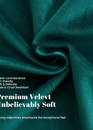 78-Inch Velvet Mid-Century Sofa with Bolster Pillows and Button Tufting for Living Room - Teal