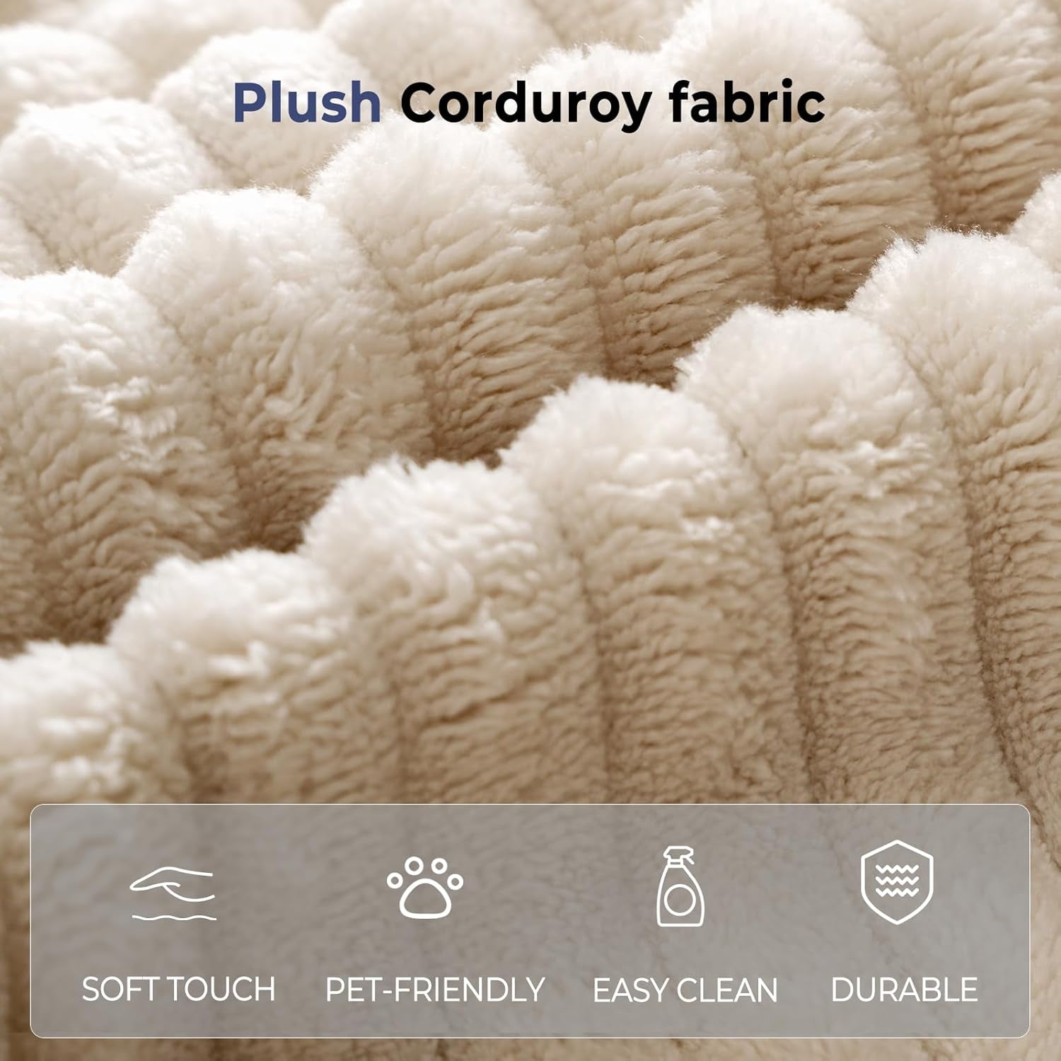 Cloud Sectional Boneless Sofa with Ottoman, Modular L Shaped Couch with Layered Cushion, Fluffy Comfy Couches for Living Room, No Assembly, Dark Grey