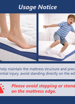 12-Inch Full-Size Hybrid Mattress with Gel Memory Foam and Individual Pocket Coils, Fiberglass-Free, Plush Support for Back Pain Relief, CertiPUR-US Certified, Conveniently Delivered in a Box