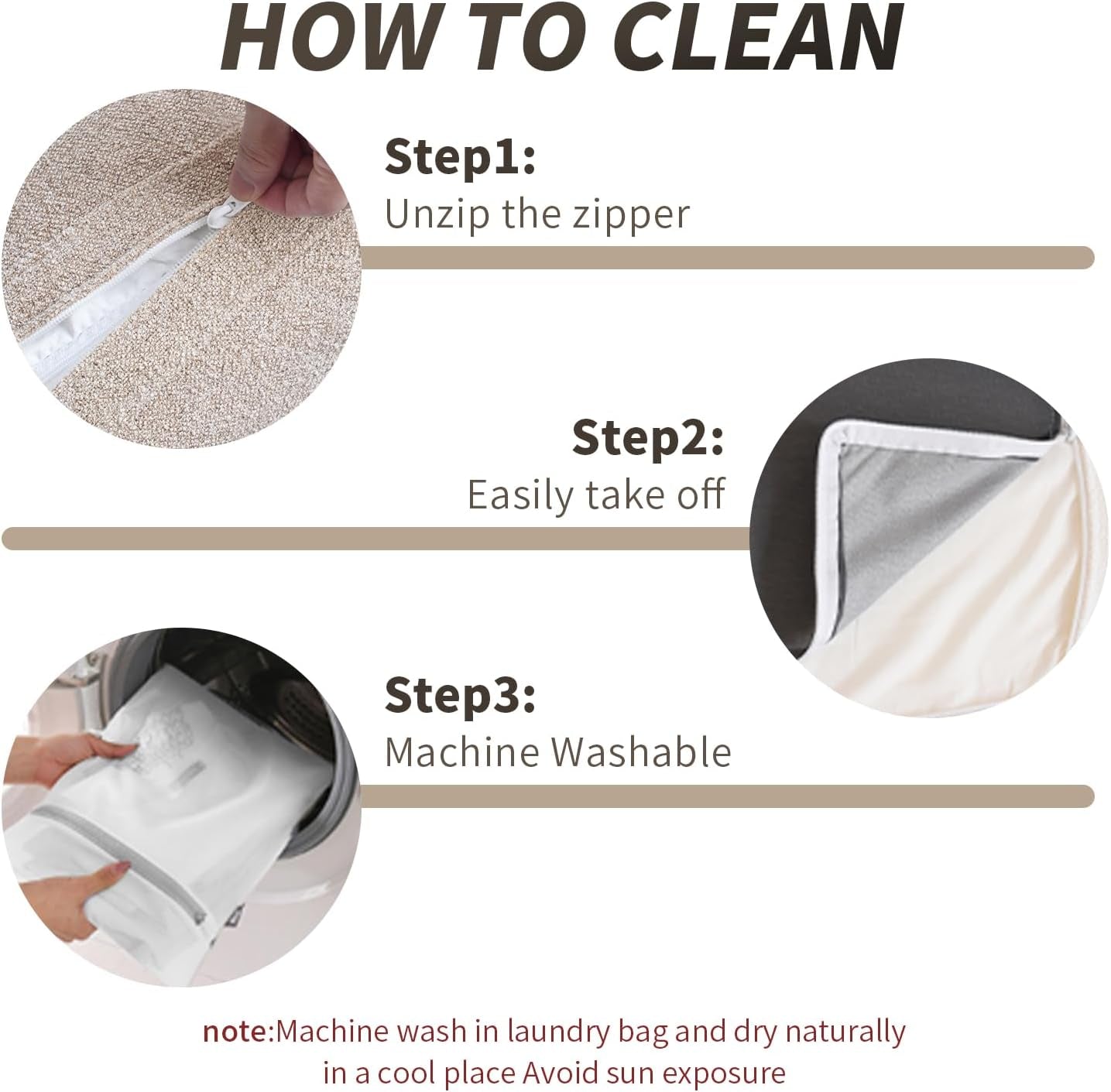 160.6" Cloud Couch Modular Sectional Sofa for Livingroom,Oversized Convertible Sofa with Storage Ottomans,6 Seat Wide Couches,Cushion Covers Removable (Khaki, 6 Seater)