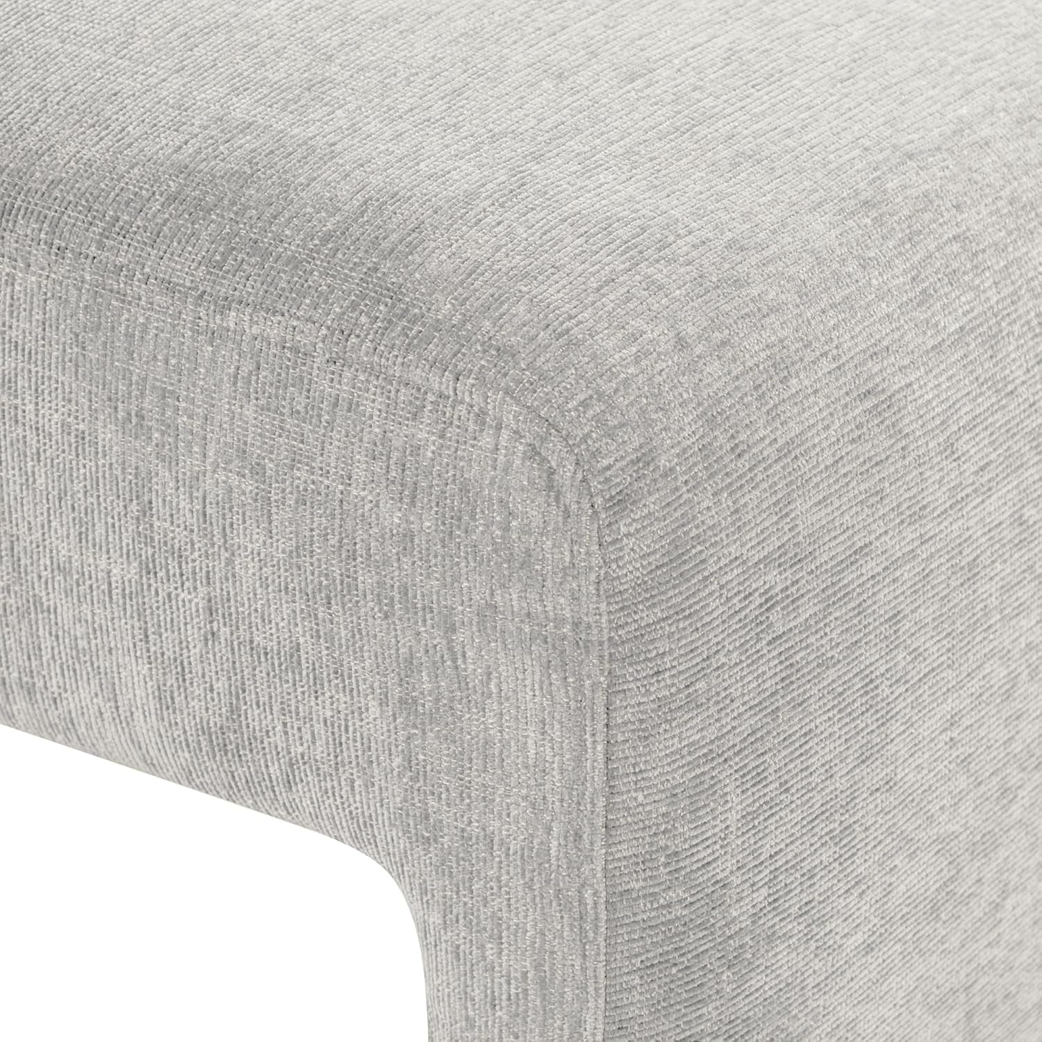 Glendle 90.2" Queen Size Wll-Hugging Convertible Sof, Dremcoil Comfort, Chenille Fbric, Crem