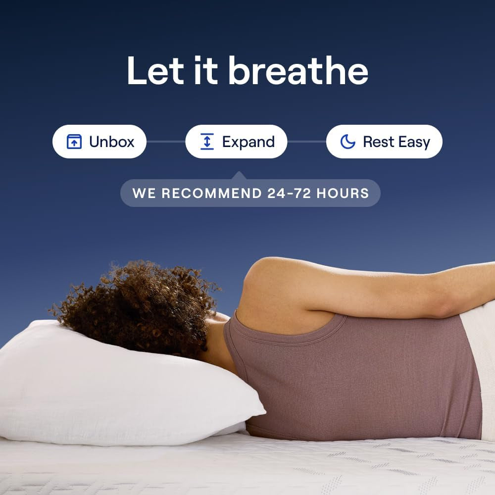 Classic Hybrid 12” Twin XL Mattress - Medium Firm - Memory Foam & Innerspring Coils - Cooling Top Layer - Back Pain Relief - Mattress in a Box - 365-Night Trial & Forever Warranty