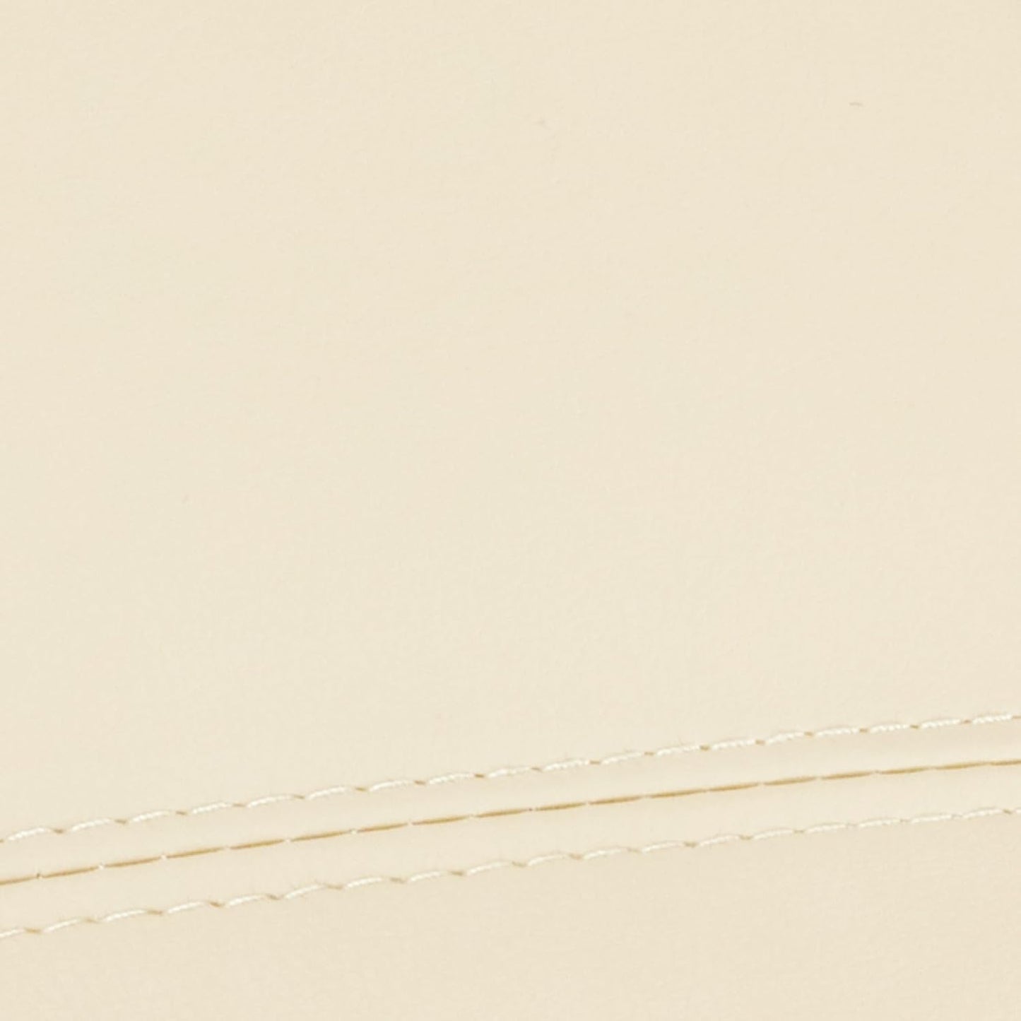 Manual Swivel Recliner with Ottoman, Chair Ottoman Set for RV Small Spaces, Living Room, Bedroom, Office 9019 4919 (Faux Leather, Cream White)