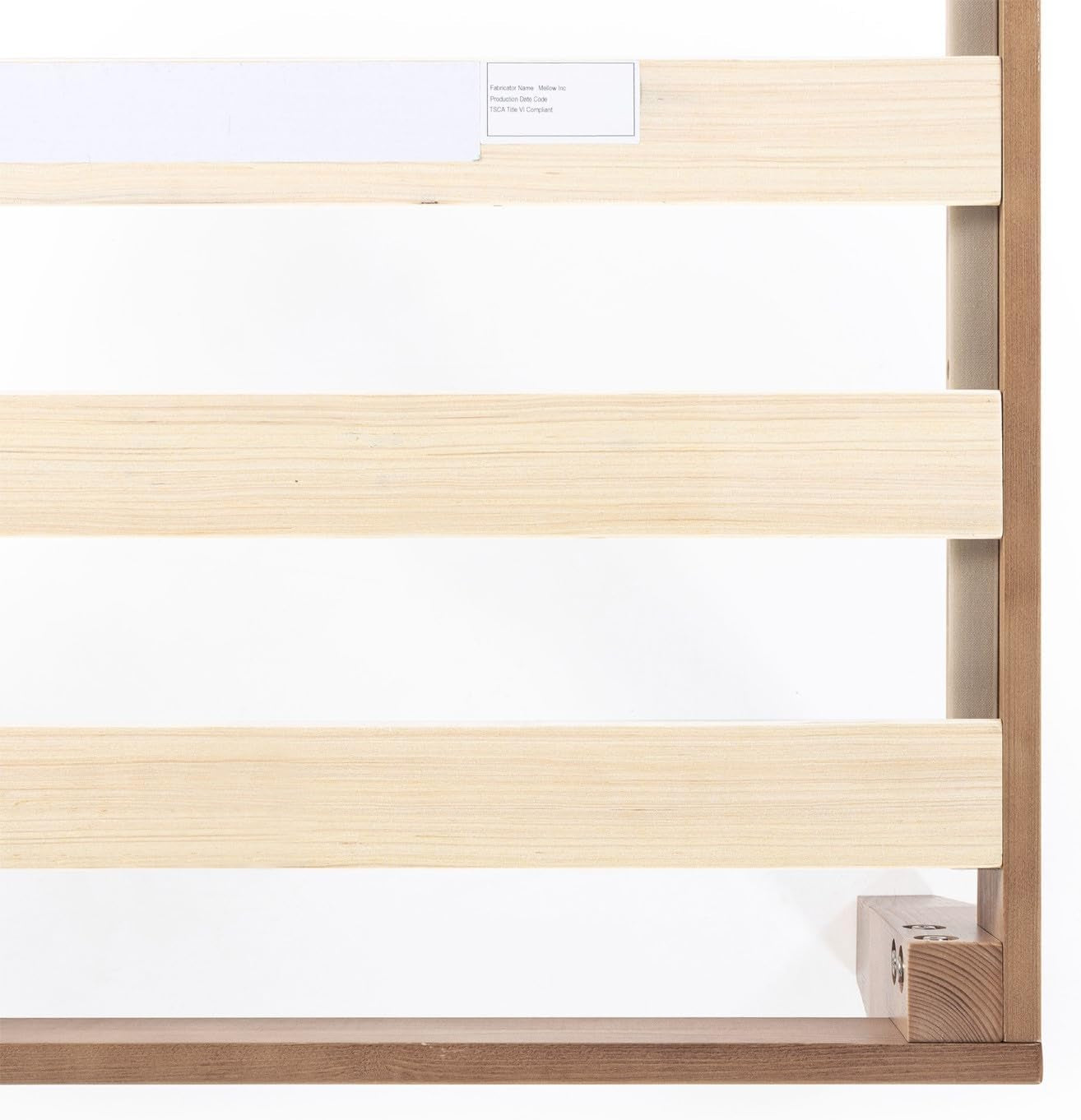 Naturalista Classic - 12 Inch Solid Wood Platform Bed with Wooden Slats, No Box Spring Needed, Easy Assembly, Queen, Pine