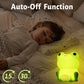 Cute Frog Night Light for Kid, Squishy Animal Silicone Lamp, Rechargeable Portable and Dimmable Touch Control, Best Bedroom Bedside Decor Christmas Birthday Gift for Boy Girl Toddler