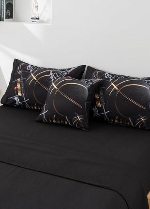 Basketball Court Themed Comforter Set, 6-Piece Bedding Set for Teen Boys, Twin Size