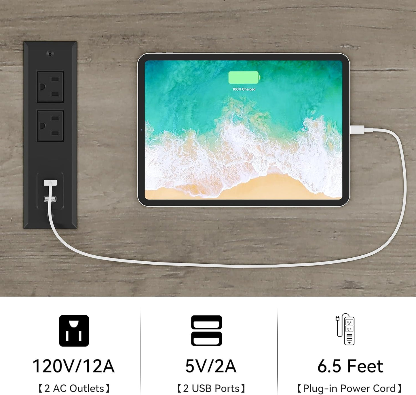 Buffet Cabinets with Storage, 47" Coffee Bar with Goblet Holder & Power Outlet, Farmhouse Sideboard Cabinets with Sliding Barn Doors for Kitchen, Living Room (Rustic Grey Oak)