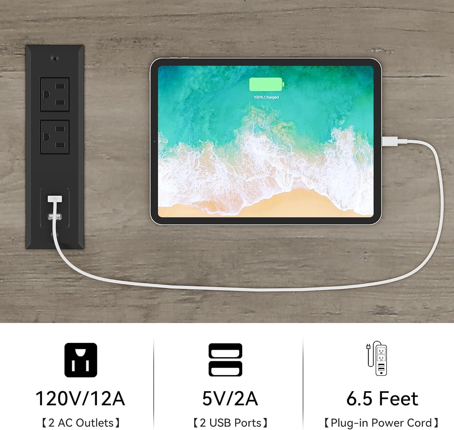 Buffet Cabinets with Storage, 47" Coffee Bar with Goblet Holder & Power Outlet, Farmhouse Sideboard Cabinets with Sliding Barn Doors for Kitchen, Living Room (Rustic Grey Oak)