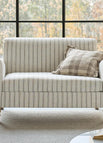Stripe / 2-Seater Loveseat
