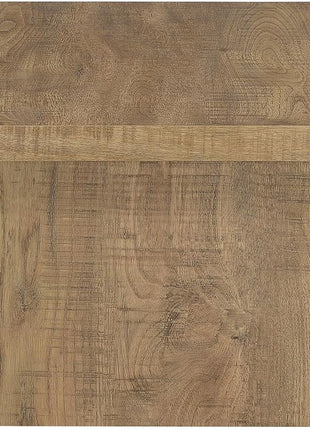Zetta Square Cocktail Coffee Table in Rustic Farmhouse Mango Brown - Eco-Friendly Engineered Wood Laminate by Home Furnishings