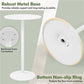 Cocktail Table,Two-In-One Modern Style Standing Circular Bar Table 40"/22" Two Convertible Height Suitable for Dining Room, Restaurant, Kitchen (6, White)