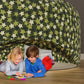 Air Tent for Kids (77” X 50”) Builds in 30 Sec, Toddler Tents Indoor for Imaginative Play, Spacious Kids Forts Indoor Playhouse for Boys & Girls Ages 3-14 (Fan Not Incl) (Forest Fort)