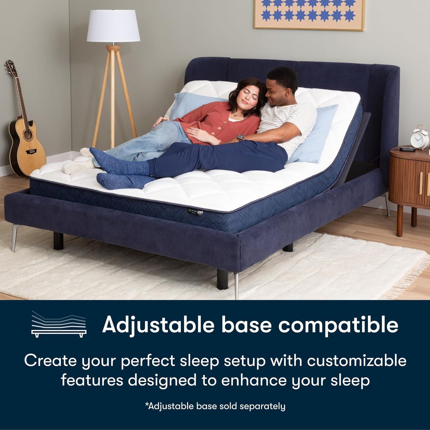 Five Star Mattress Tranquility 12-Inch Firm– King– Zoned Support, Pressure Relief, Cooling– Bed-In-A-Box – Ideal for Back & Stomach Sleepers – 100 Night Trial, 10-Year Limited Warranty