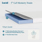 5 Inch Memory Foam Mattress – Low Profile - Firm Feel - Infused with Bamboo Charcoal and Gel - Bed in a Box - Temperature Regulating - Breathable - Twin Size