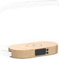 Wooden Bedside Lamp with 15W Fast Wireless Charger | Touch Control, 3 Color Modes, Clock & Stepless Dimming for Nightstand
