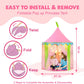 Princess-Tent with Star Lights & Carry Case, Pop up Play-Tent, Princess Castle Indoor Playhouse, Foldable Kids Play Tent Outdoor, Toddler-Tent for Girls