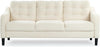 Couture Furniture Collection Nathaniel Cream Tufted 3-Seater Sofa