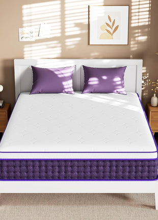 12-Inch Queen Mattress - Plush Cooling Gel Memory Foam Designed for Side Sleepers, Exceptional Pressure Relief, Fiberglass-Free, 365-Night Trial