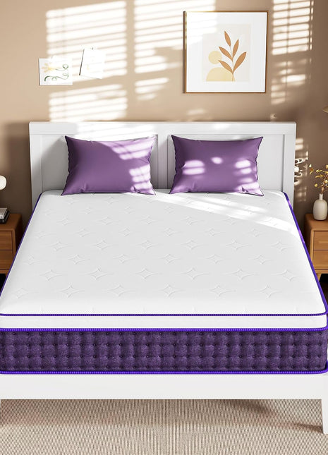12-Inch Queen Mattress - Plush Cooling Gel Memory Foam Designed for Side Sleepers, Exceptional Pressure Relief, Fiberglass-Free, 365-Night Trial