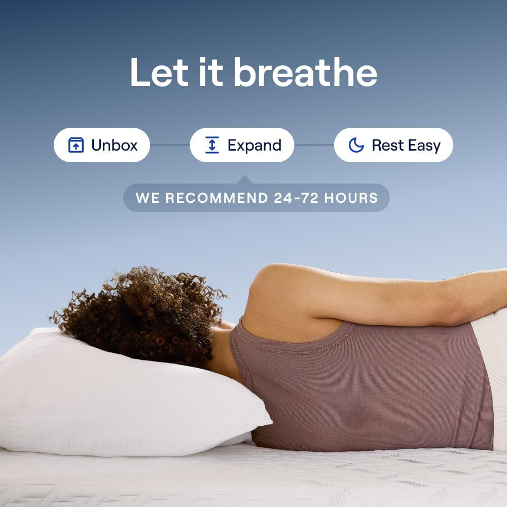 Classic 12” Full Mattress - Medium Firm - Contouring Memory Foam - Cooling Top Layer - Back Pain Relief - Mattress in a Box - 365-Night Trial & Forever Warranty