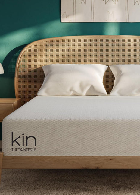 Tuft & Needle Kin 12-Inch King Adaptive Foam Mattress with Cooling Gel for Pressure Relief and Enhanced Durability - 100-Night Trial, Fiberglass-Free, CertiPUR-US Certified, 10-Year Limited Warranty