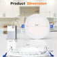 16 Pack 6 Inch LED Recessed Ceiling Light, 3500K Neutral White, 1050LM 12W 120V, High Brightness Canless Wafer Downlight Dimmable - ETL&FCC&IC